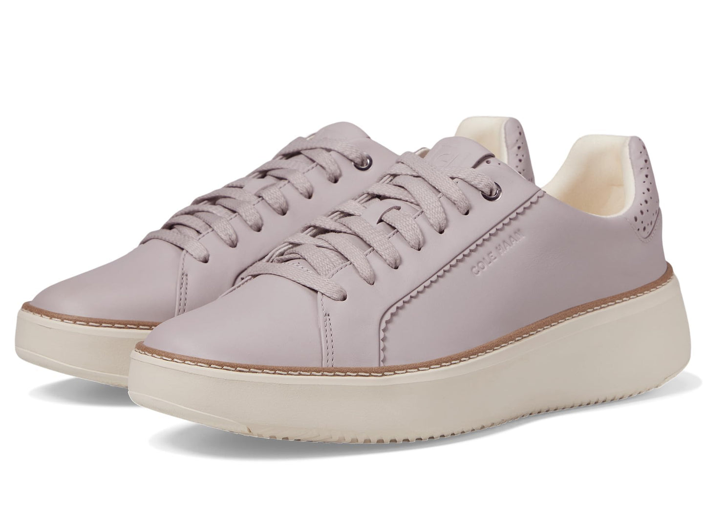 Cole Haan Women's Grandprø Topspin Sneaker, Ashes of Roses/Perf/Scallop, 8