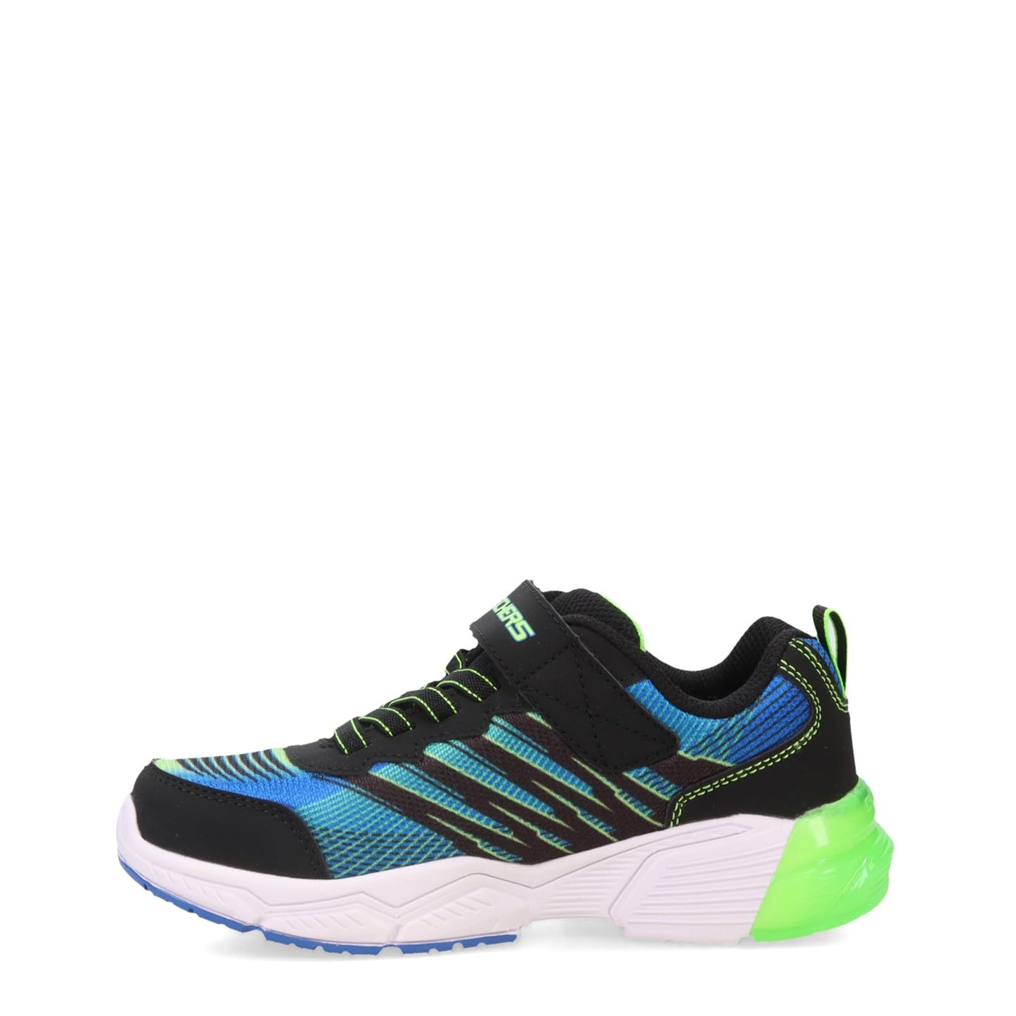 Skechers Unisex-Child Thermoflux 2.0 - Brodox Sneaker, Black/Blue/Lime, 13 Little Kid
