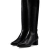 Cole Haan WOMENS THE GO-TO BLOCK HEEL TALL BOOT 45MM, BLACK LEATHER, 8 B US
