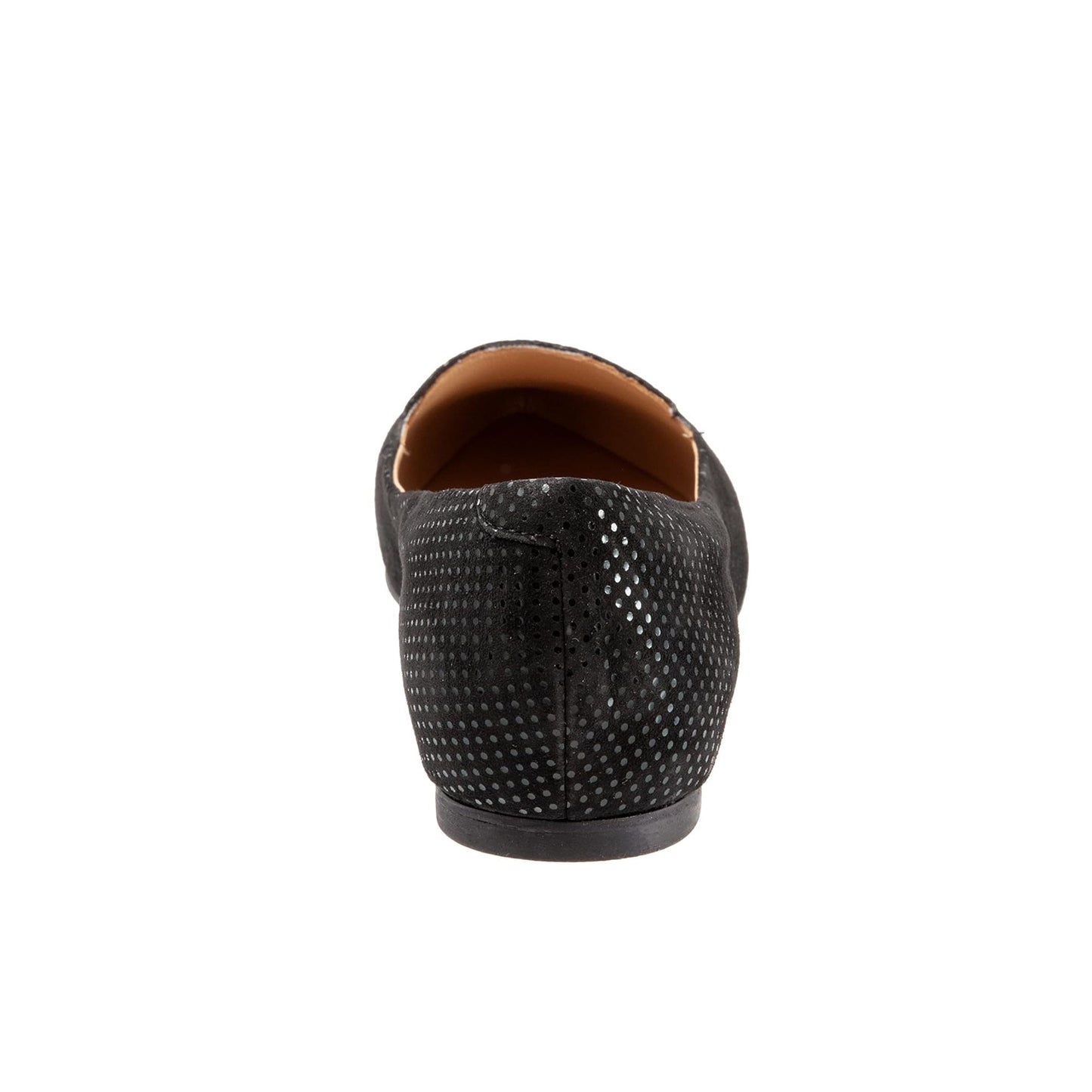 Trotters Harlowe Black Dot Suede 12 N (AA)