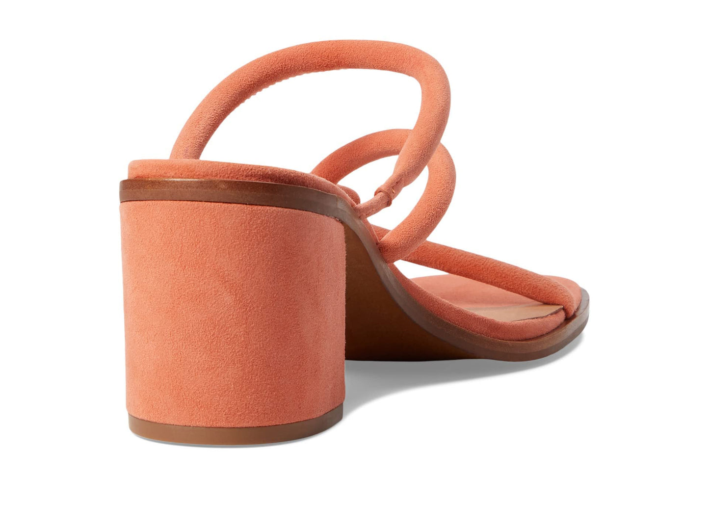 Madewell CAIA Occasion Sandal Suede Classic Coral 8 M