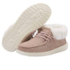 HEYDUDE Girl's Britt Youth Stretch Fleece Pink Size 6 | Girl's Shoes | Girl's Lace Up Boots | Comfortable & Light-Weight