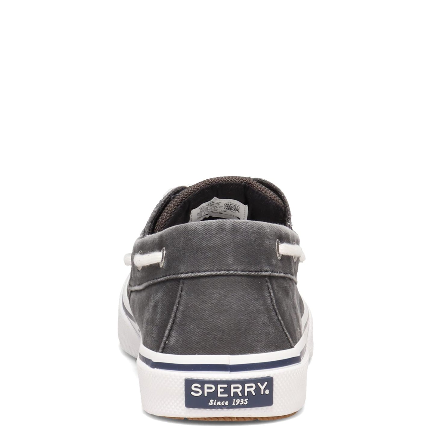 Sperry Men's, Halyard Boat Shoe Black Twill 8.5 W