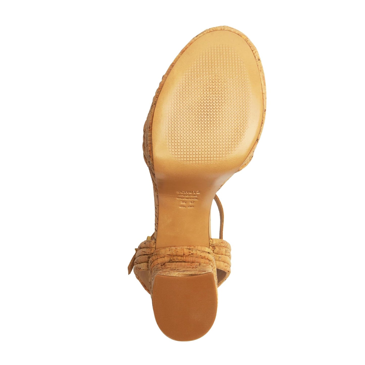 Schutz Women's Latifah Platform Sandal, Natural, 8
