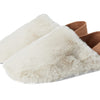 Cole Haan Shearling Slipper Natural Shearling/Angora Suede 7 B (M)