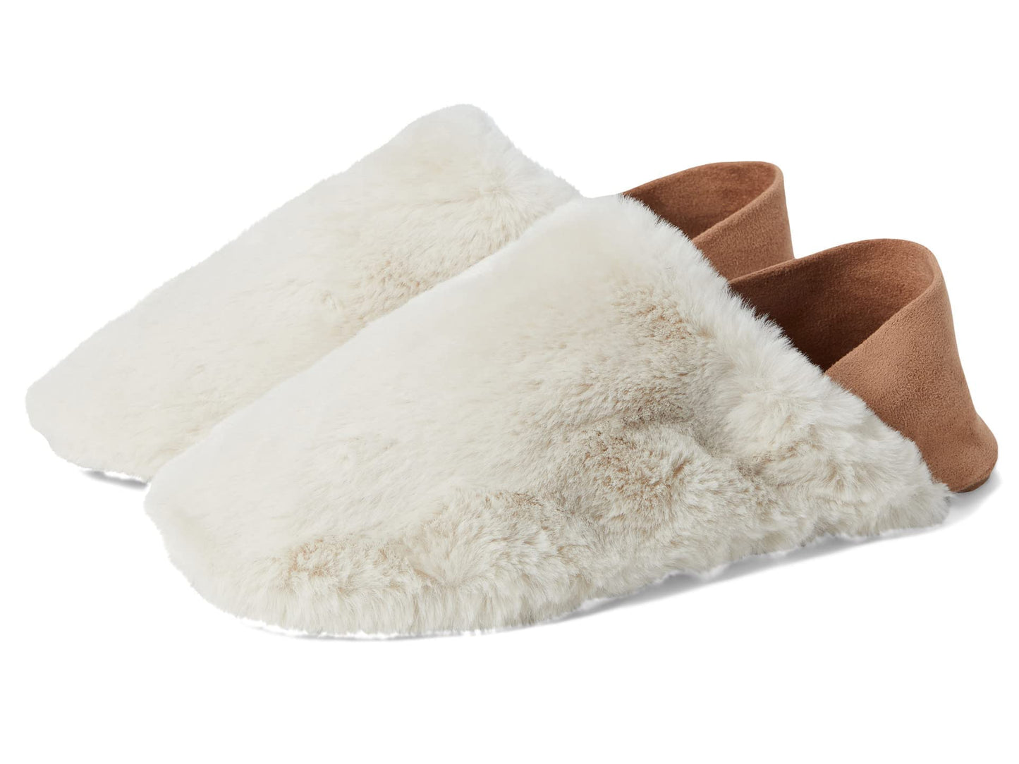 Cole Haan Shearling Slipper Natural Shearling/Angora Suede 7 B (M)
