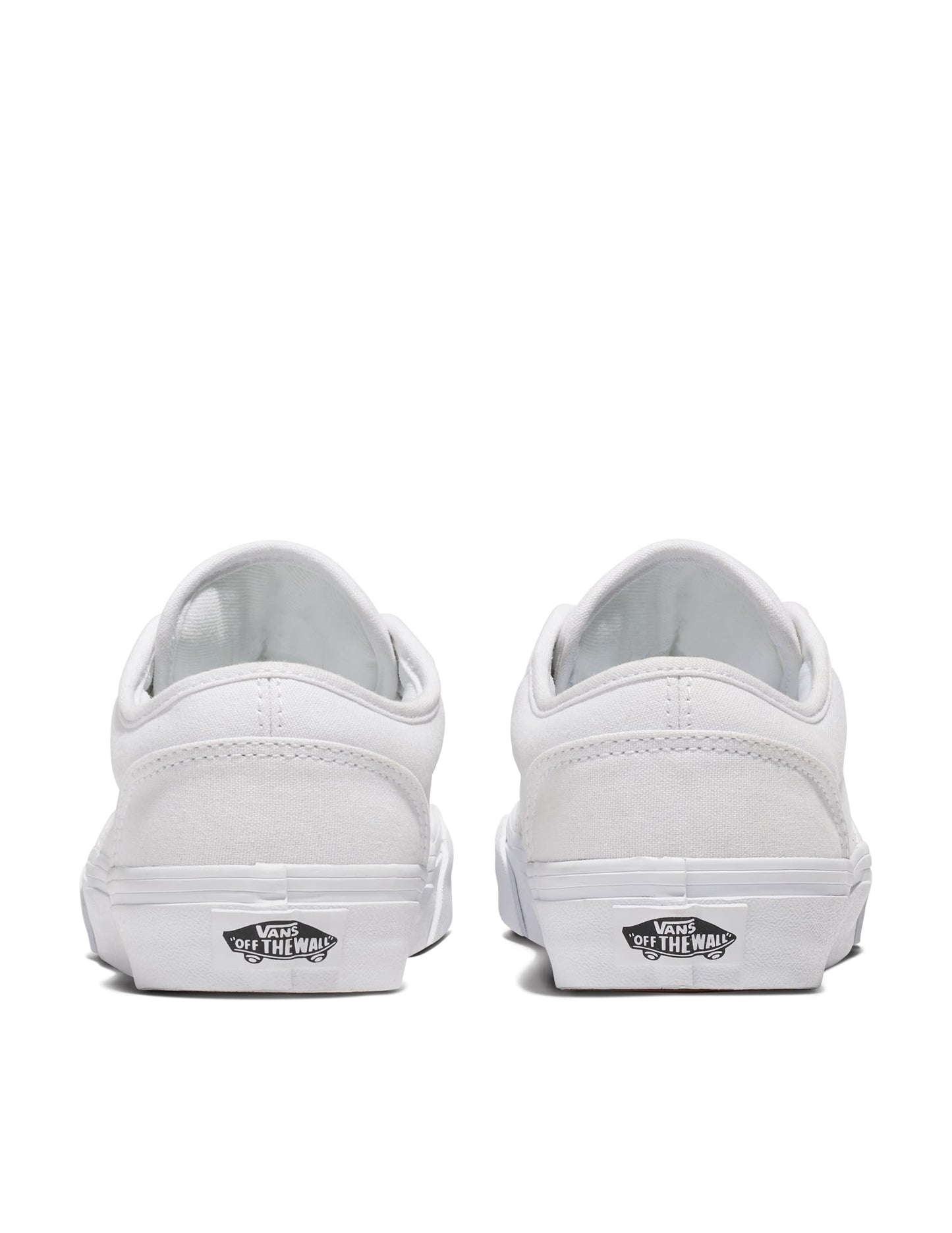 Vans Women's Atwood Shoe - Low-Top Fashion Sneakers for Work & Everyday Wear. Canvas White. 5