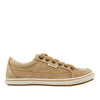 Taos Footwear Women's Moc Star Tan Distressed Sneaker 12 (M) US