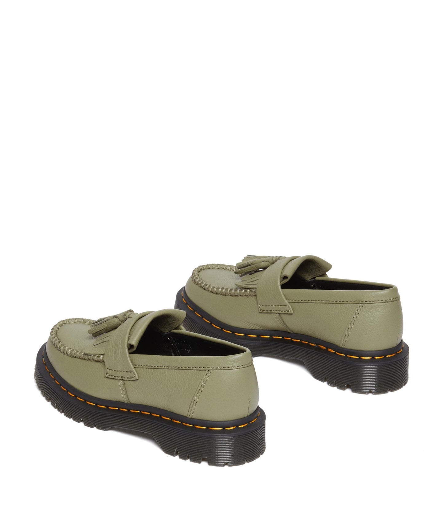Dr. Martens Adrian - Sandals for Women - Leather Upper - PVC and EVA Midsole - PVC Outsole - EVA Foam Footbed Muted Olive UK 3 (US Women's 5) M