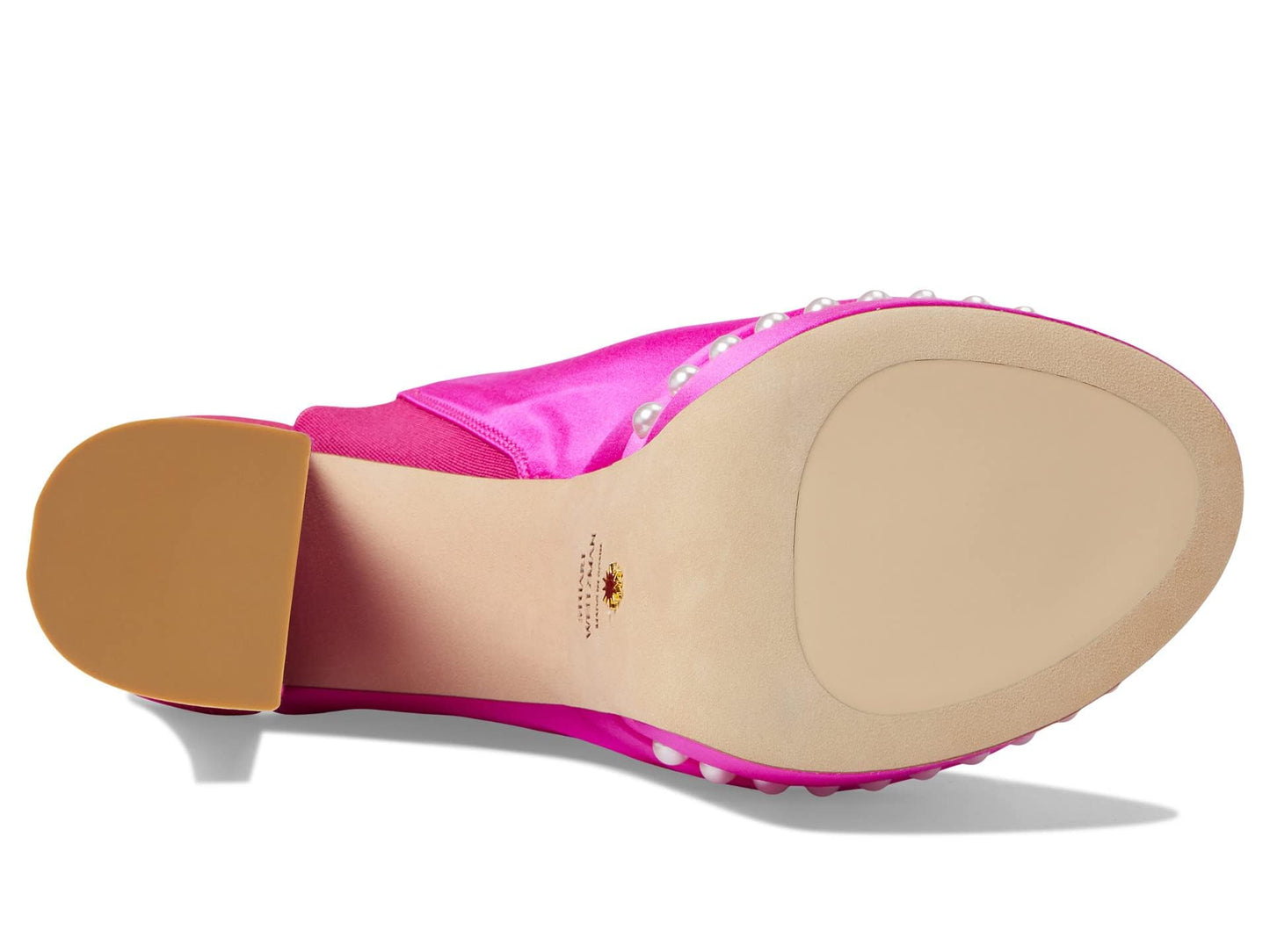 Stuart Weitzman Skyhigh 145 Pearl Slide Flamingo 5 B