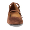 Madewell Women's Nettie Mary Jane Suede Flat, Soft Mahogany, 10.5