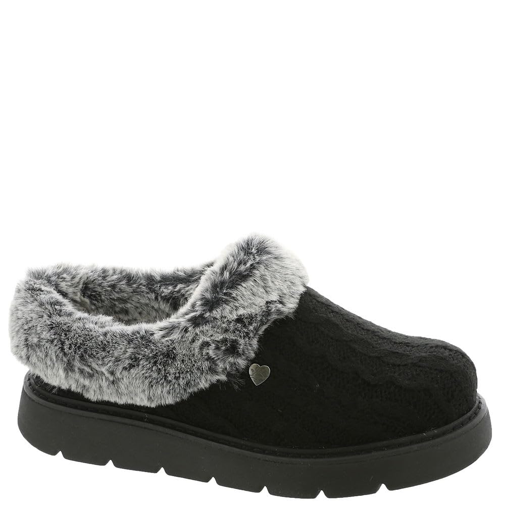 Skechers Womens Keepsakes Lite - Warm Greetings Black/Black 5 Medium