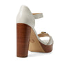 Michael Kors Rory Platform Sandal Cream 7 M
