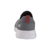 Skechers Men's Go Walk Max Clinched - Athletic Mesh Double Gore Slip on Walking Shoe, Grey/Burgundy, 11 X-Wide