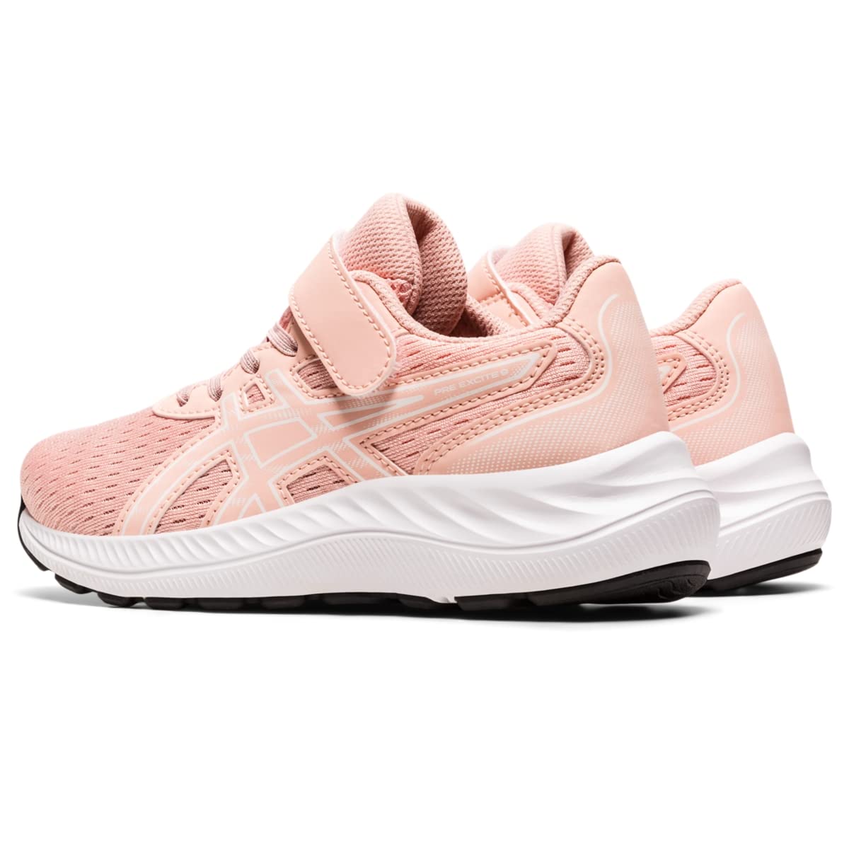 ASICS Kid's PRE Excite 9 Pre-School Running Shoes, K10, Frosted Rose/White
