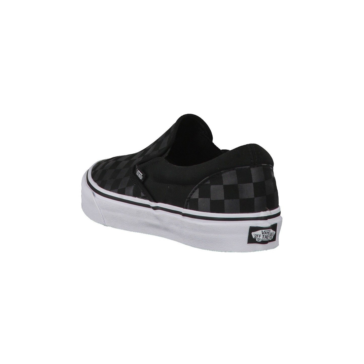 Vans Classic, Unisex-Adults' Slip-On Shoes, Black/Checkerboard, 9.5 UK