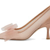 Stuart Weitzman Womens Blushing Bow 75 Pump Ginger, 8.5 Medium