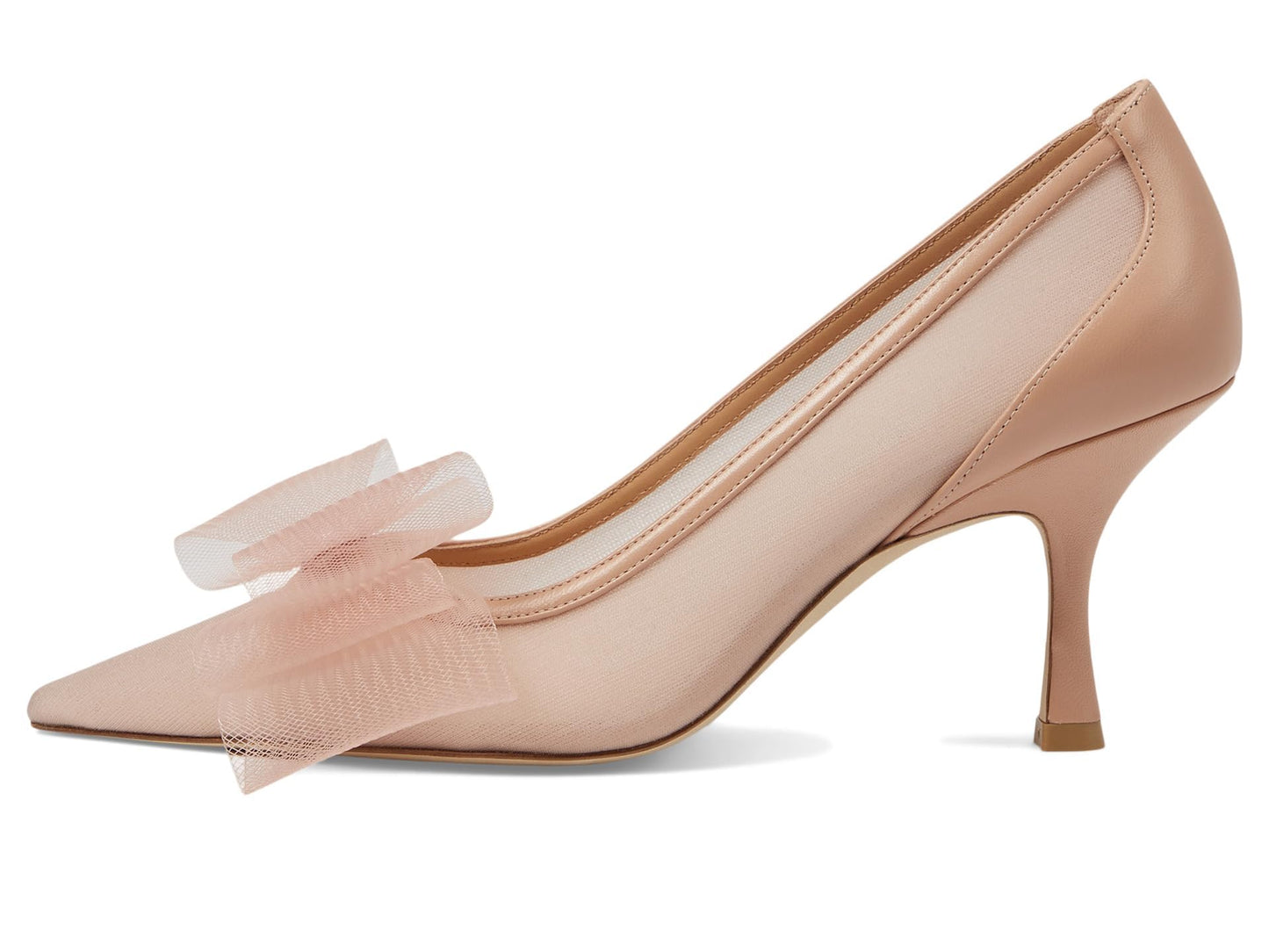Stuart Weitzman Womens Blushing Bow 75 Pump Ginger, 8.5 Medium