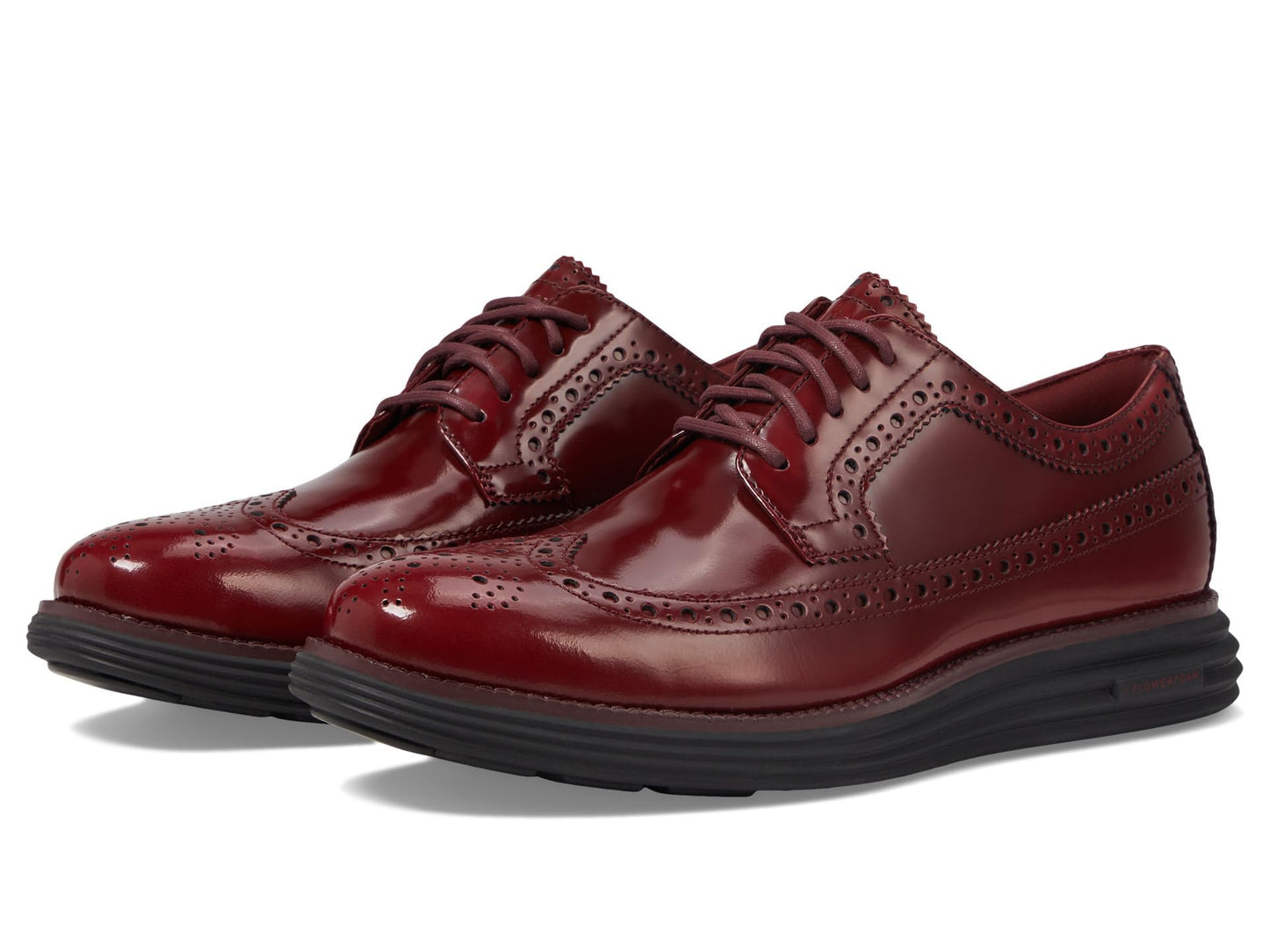 Cole Haan Men's Originalgrand Remastered Longwing Oxford, Bloodstone/Syrah Brush-Off/Black, 9.5 Wide