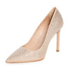 SCHUTZ Women's Sybil Pumps, Light Nude, Tan, Clear, 6.5 Medium US