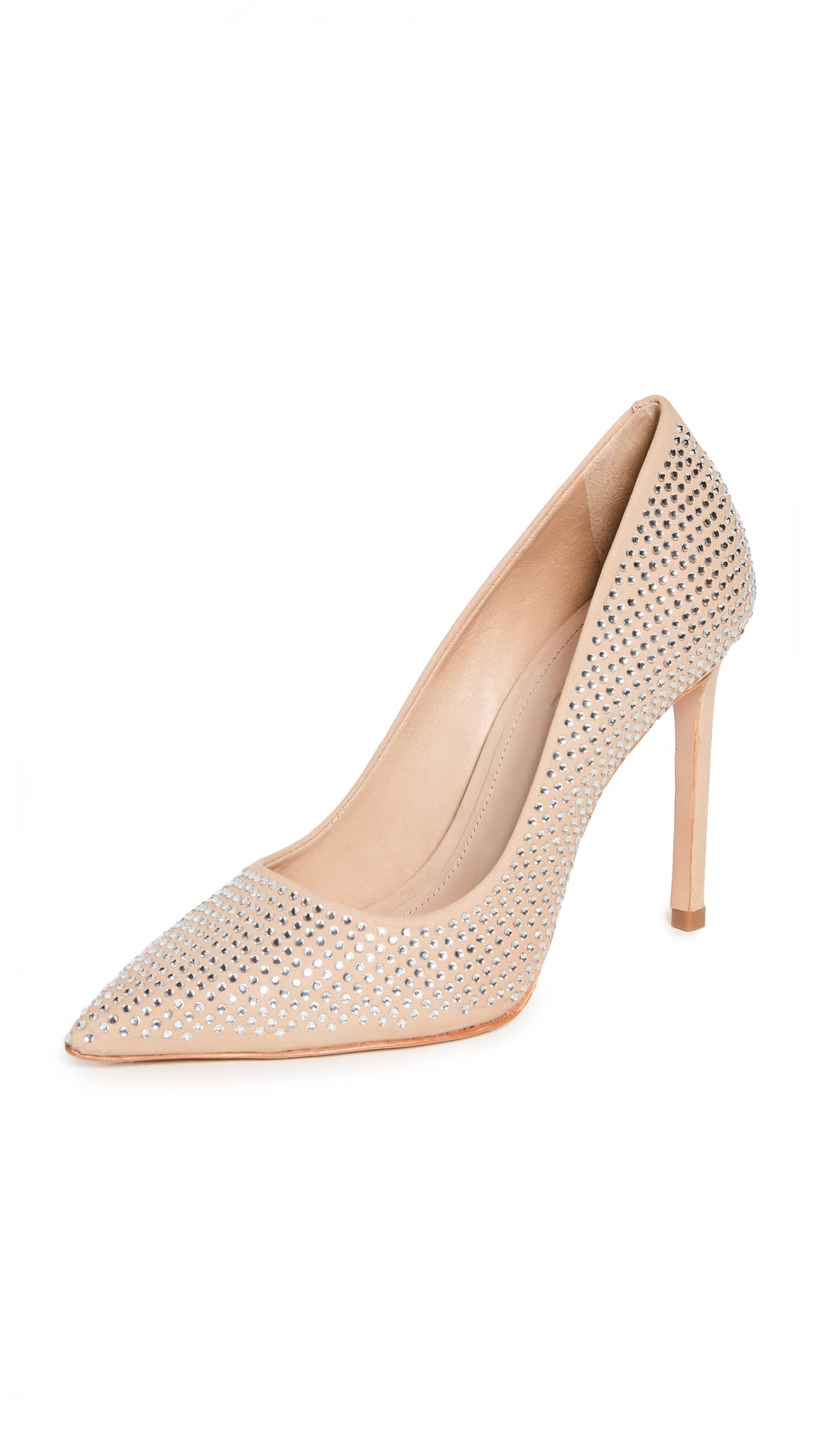 SCHUTZ Women's Sybil Pumps, Light Nude, Tan, Clear, 6.5 Medium US