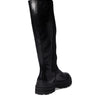 Madewell Porter Tall Boot-Extended Sizing Boots for Women - Leather Upper, Man-Made Outsole, and Lugged Block Heel True Black 8.5 M