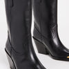 Tory Burch Women's Western Mid Boots 75mm, Perfect Black, 11 Medium US