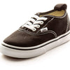 Vans Toddler T Authentic Elastic LACE Black True White Size 9