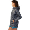 Mountain Hardwear Women's Standard Stretch Ozonic Jacket, Dark Zinc Frequency Print, Medium