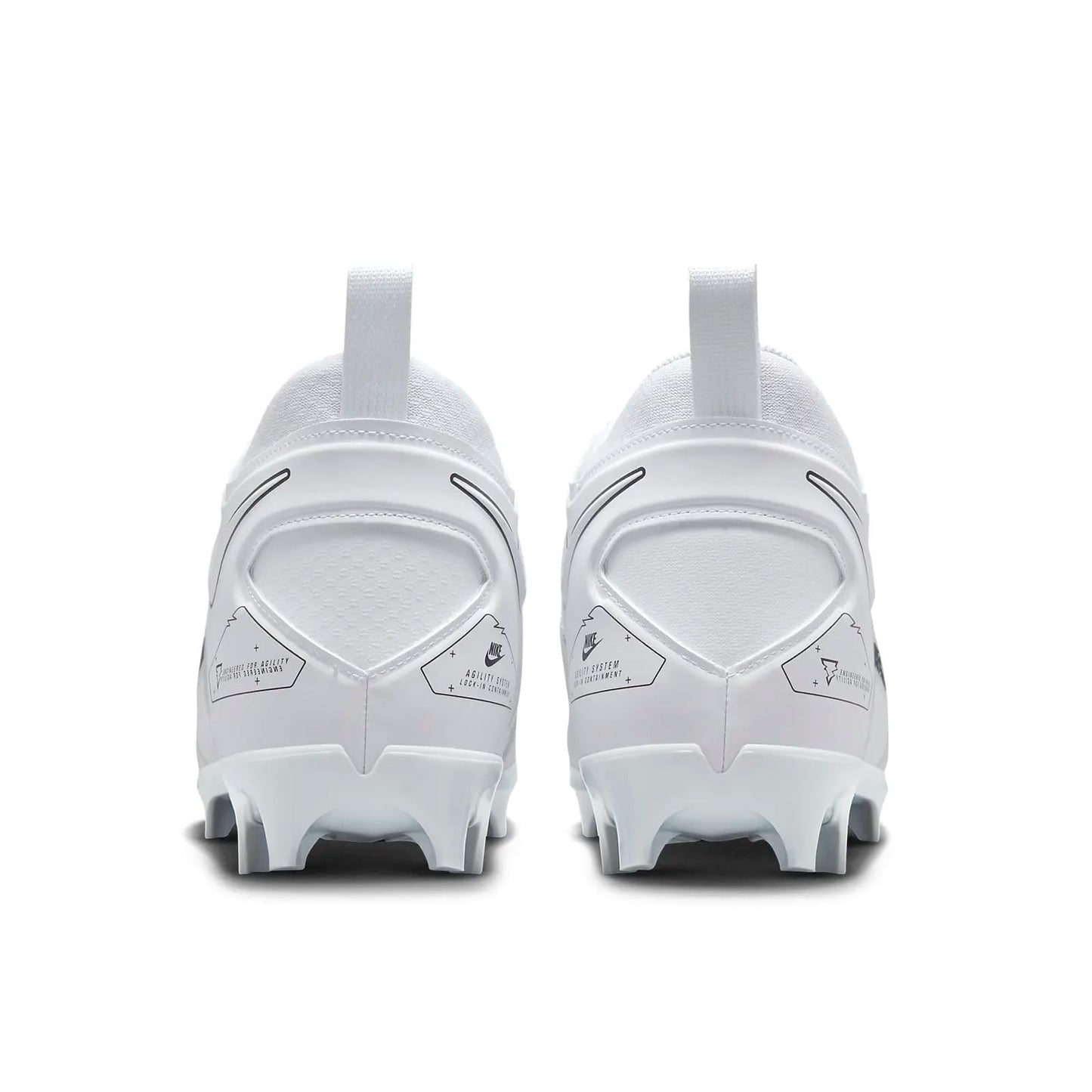 Nike Men's Alpha Menace Pro 3 Mid Football Cleat Size 9.5 (White)