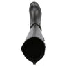 Naturalizer Womens Jessie Knee High Buckle Detail Riding Boots Black Leather 12 W