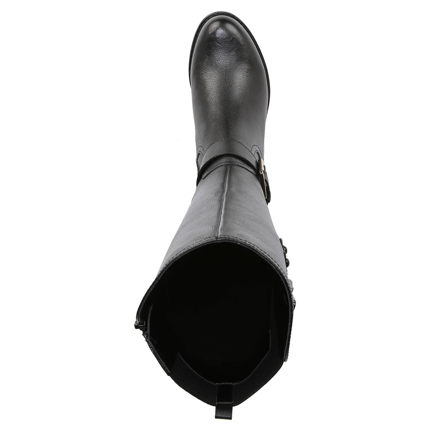 Naturalizer Womens Jessie Knee High Buckle Detail Riding Boots Black Leather 12 W