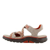 Taos Footwear Women's Zen Stone/Brick Sandal 6 M US