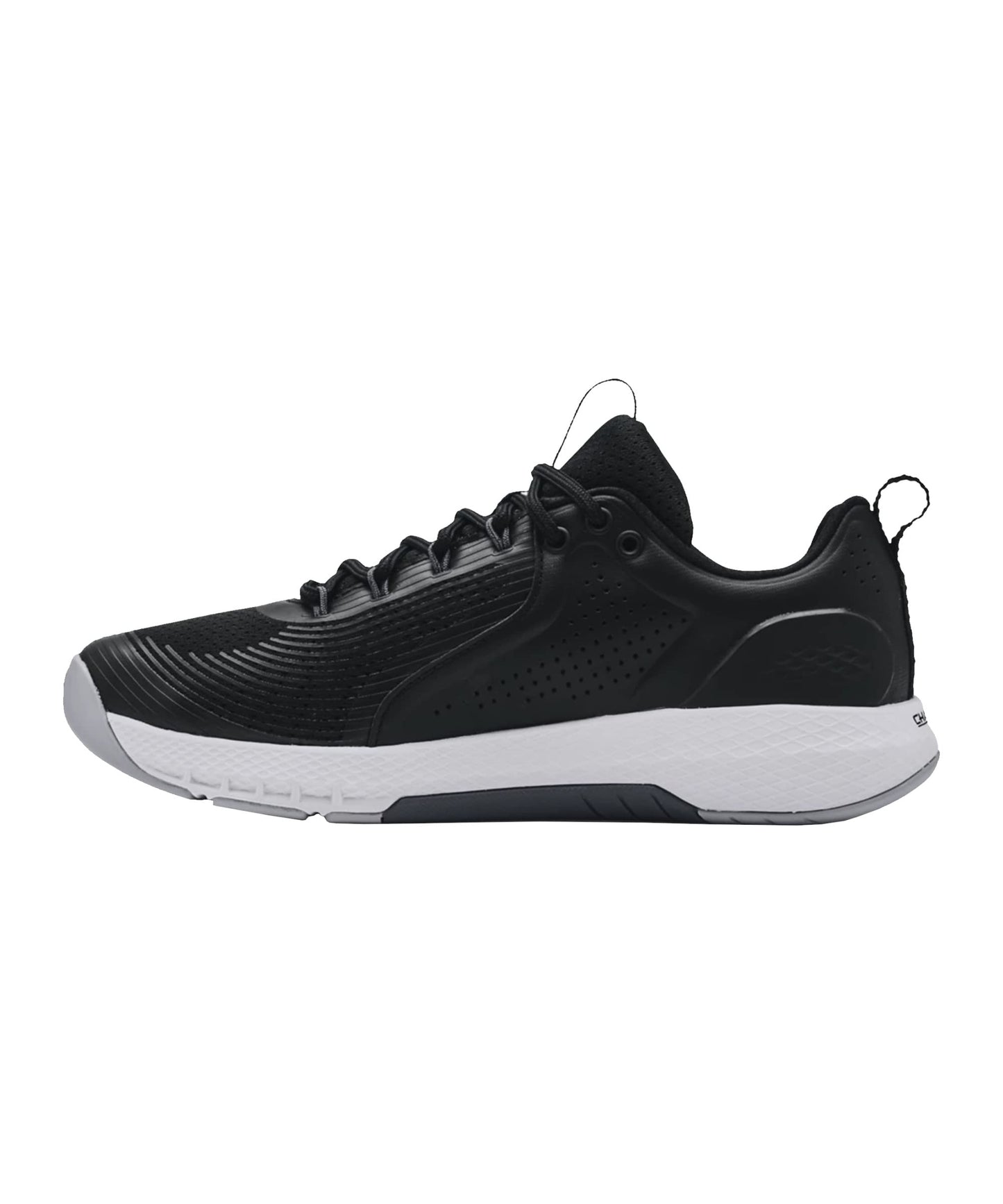 Under Armour Men's Charged Commit Tr 3, Black (001)/White, 13 M US