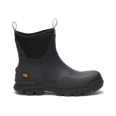 Caterpillar unisex adult Stormers 6" Steel Toe Work Construction Boot, Black, 14 Women 12 Men US