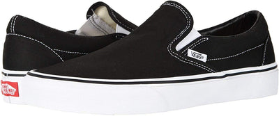 Vans U Classic Slip-On, Unisex-Adult Trainers, Black White, 6.5 UK Narrow
