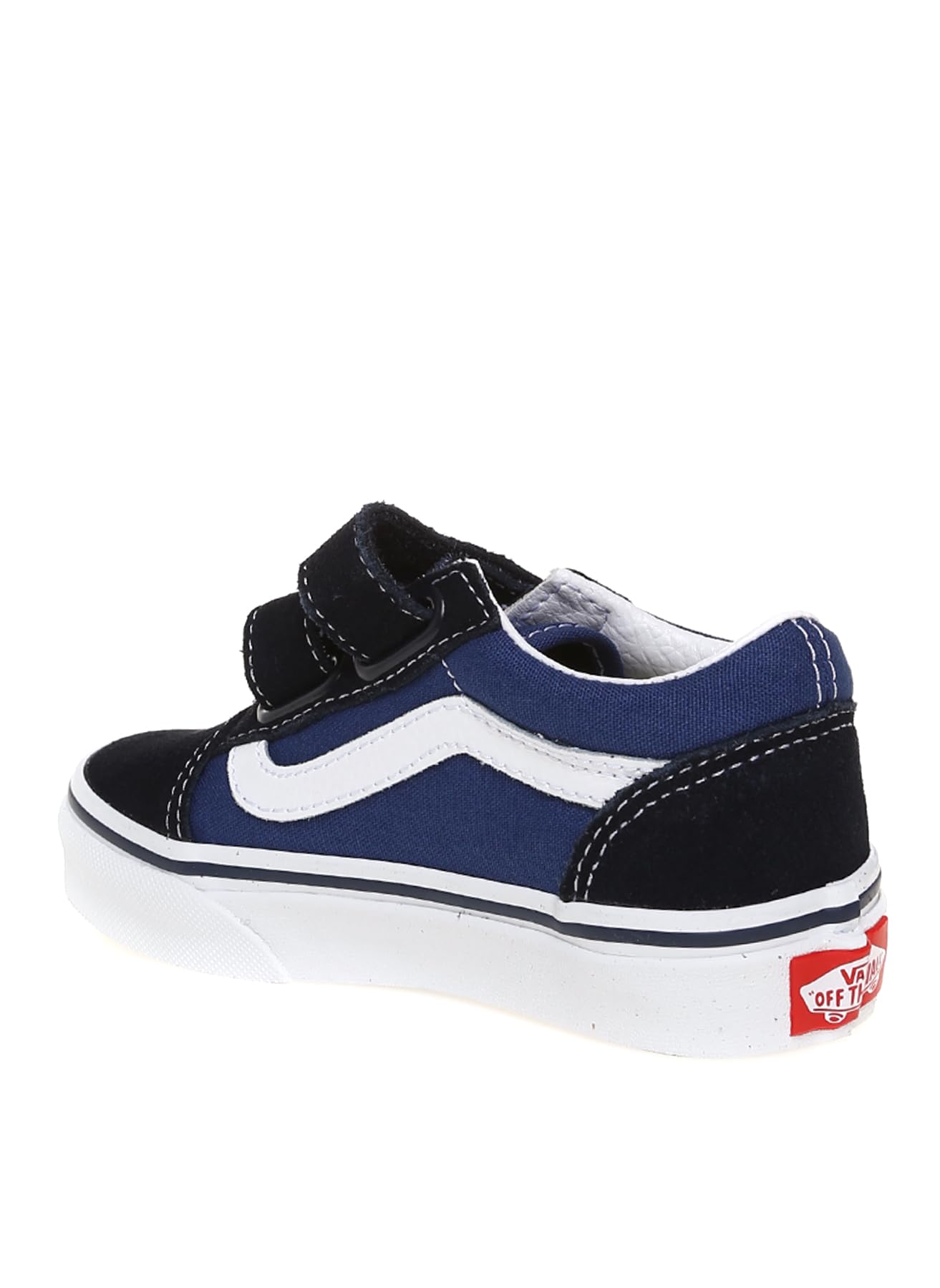 Vans Boy's Low Top Sneakers, Navy Blue True White, 3