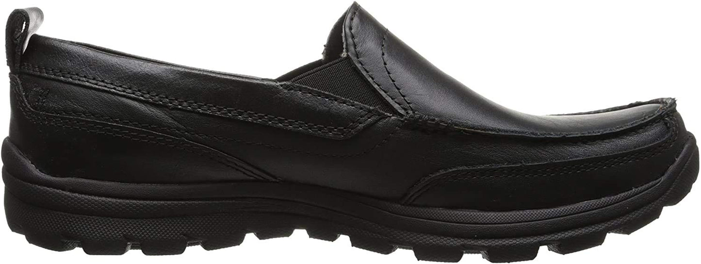 Skechers Mens Superior Gains Loafer, Black/Black, 13 W US