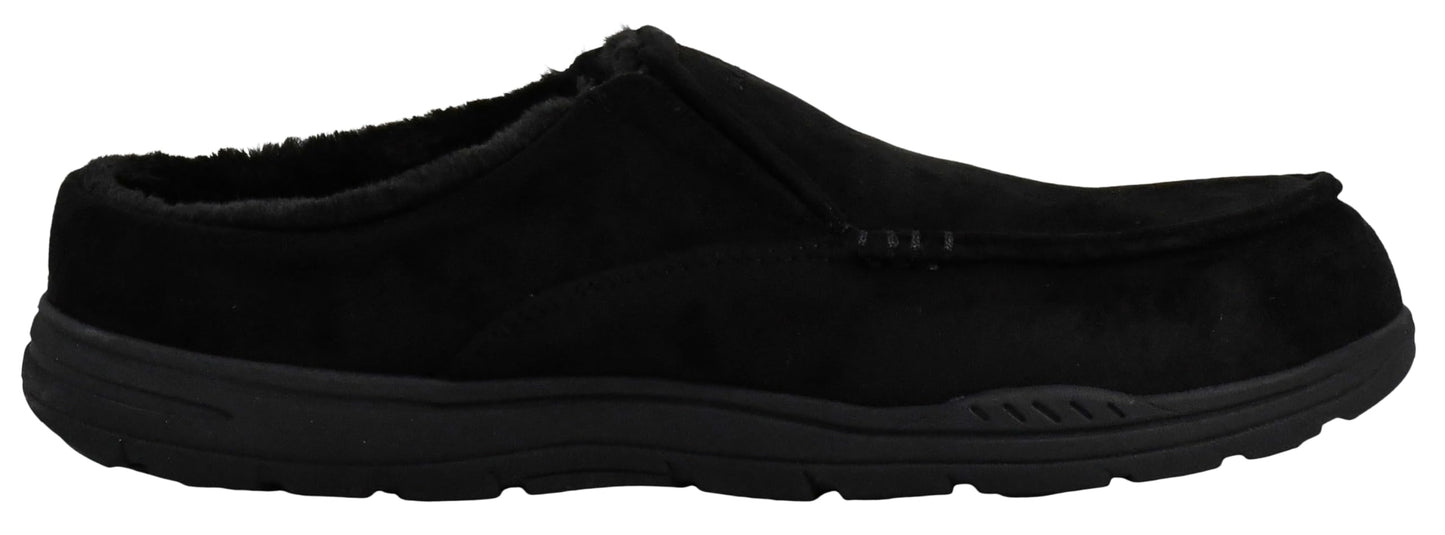 Skechers Men's Expected X - Verson Slipper, Black, 8 M US