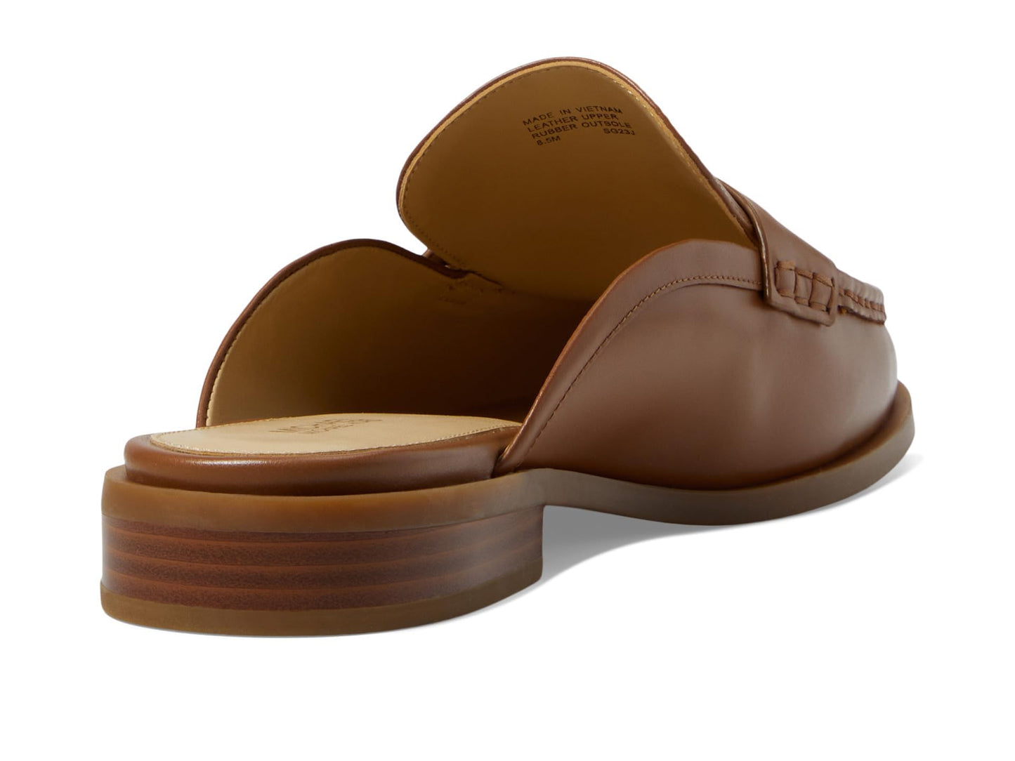 Michael Michael Kors Eden Mules for Women - Leather Upper - Synthetic Outsole and Insole - Synthetic Lining Luggage 11 M