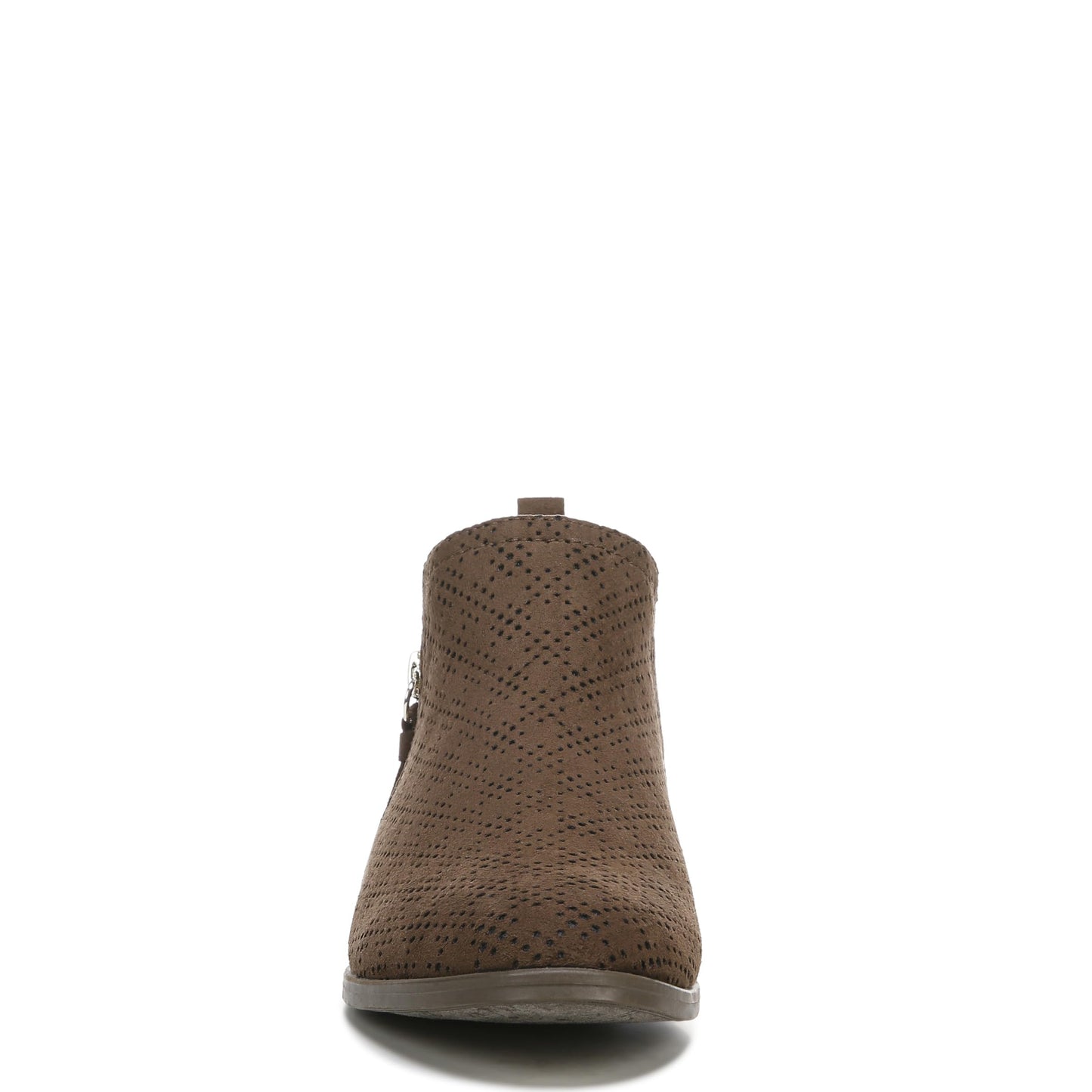 Dr. Scholl's Shoes Women's Rate Zip Ankle Boot Chocolate Brown Microfiber 12 M