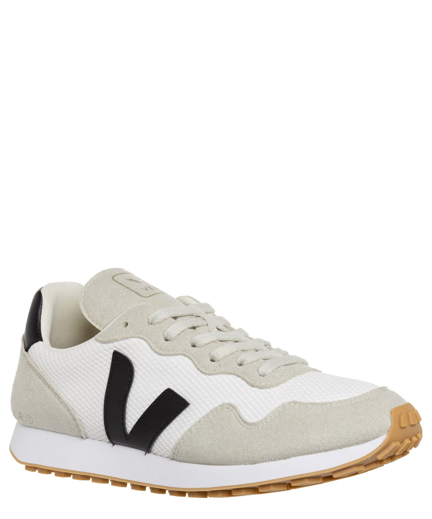 VEJA Men's SDU Rec Sneaker, White/Black/Natural, 11.5
