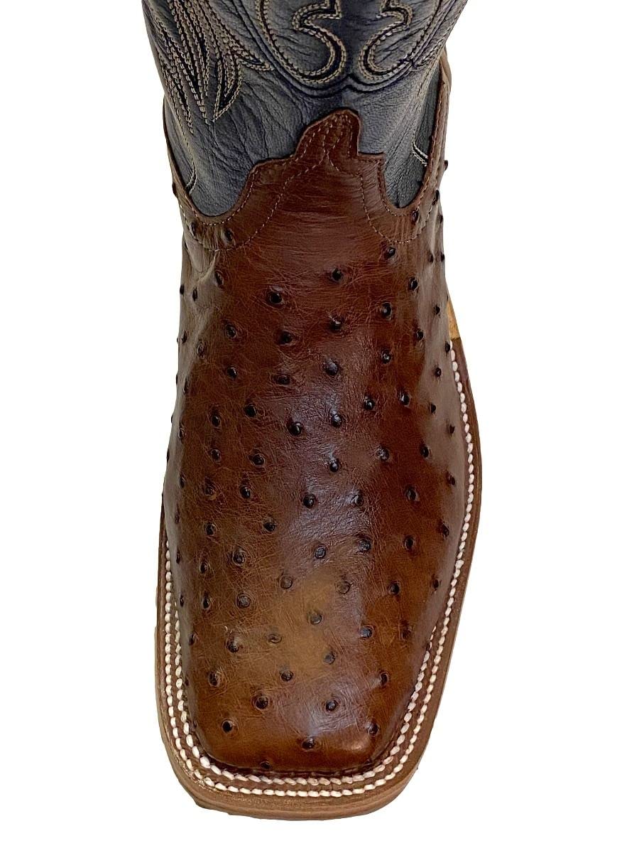 Anderson Bean Men's Cowboy Boots, Brown, 11 Wide
