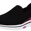 Skechers Women's GO Walk 5-PRIZED Sneaker, Black/Multi, 8.5 M US