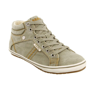 Taos Footwear Women's Top Star Sage Distressed Sneaker 8 M US