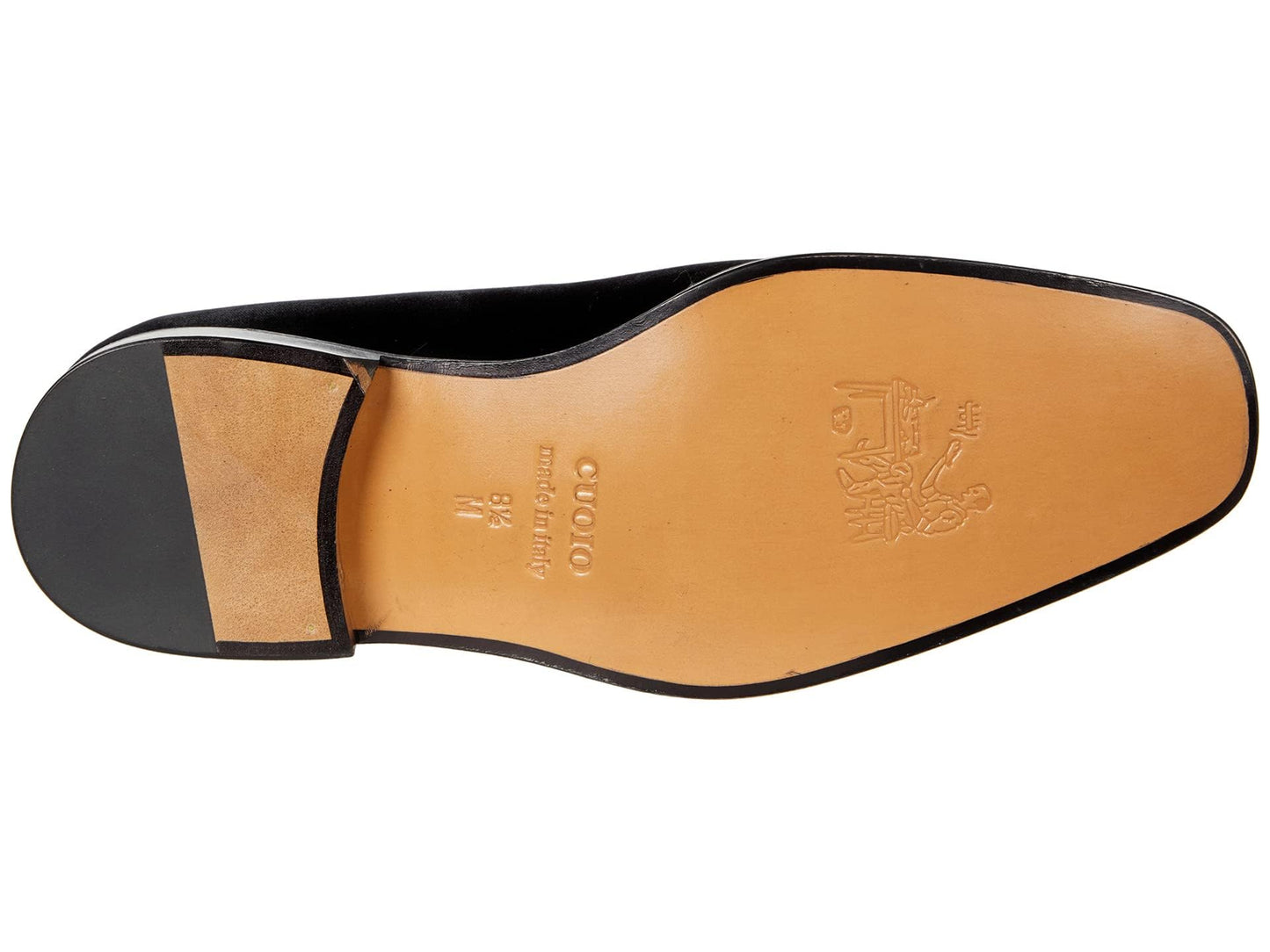 Massimo Matteo Italian Velvet Slip-On Black 7.5 D (M)