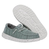 HEYDUDE Wendy Sport Mesh Loafers for Kids Girls Textile Upper Two-Eyelet Lace Closure Slip-on Style