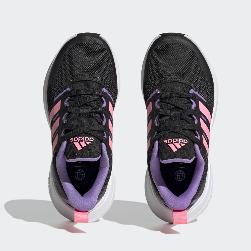 adidas Fortarun 2.0 Cloudfoam Shoes Kids', Black, Size 5.5