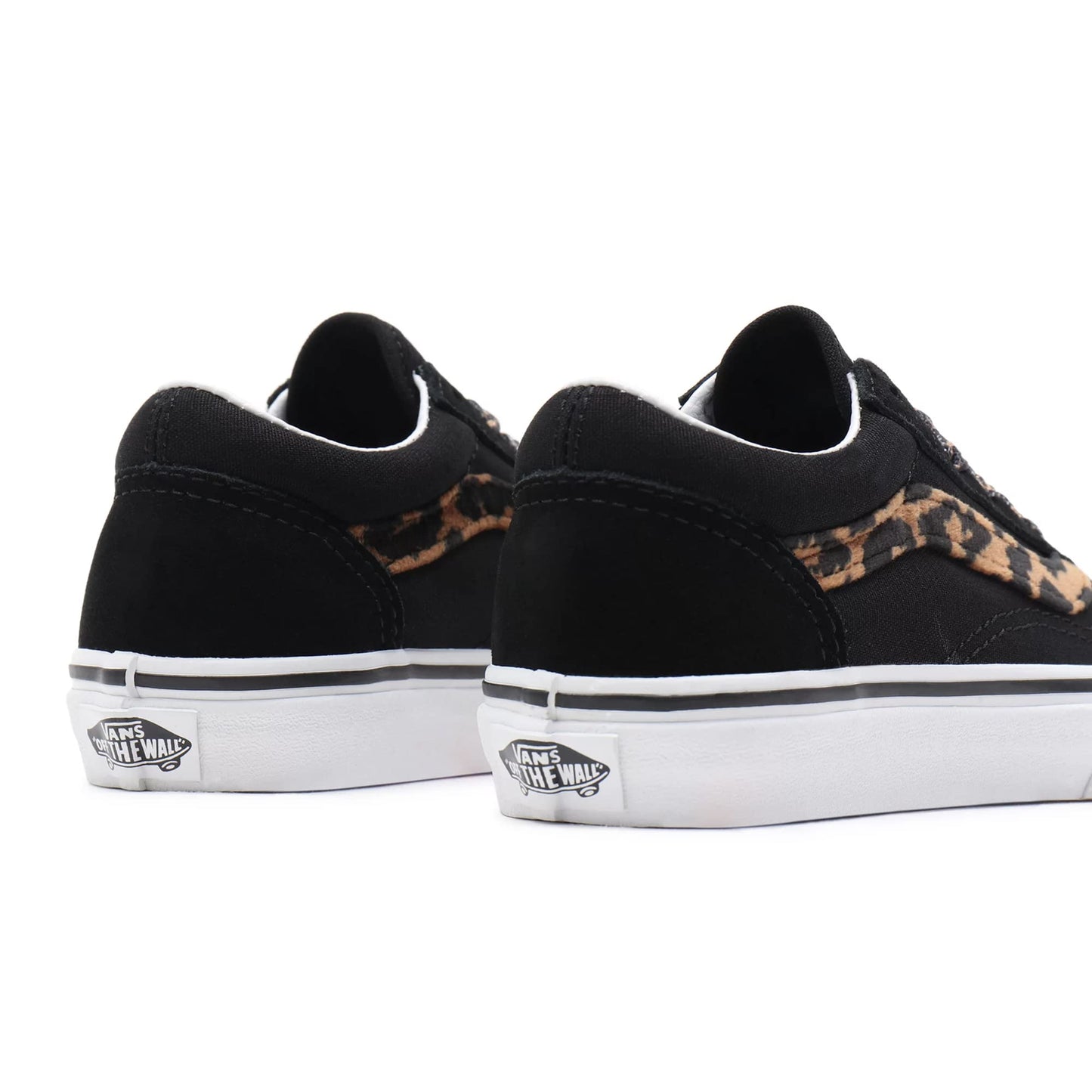 Vans Kids' UY Old Skool, Leopard/Black/True White NUO, 12.5 Little Kid
