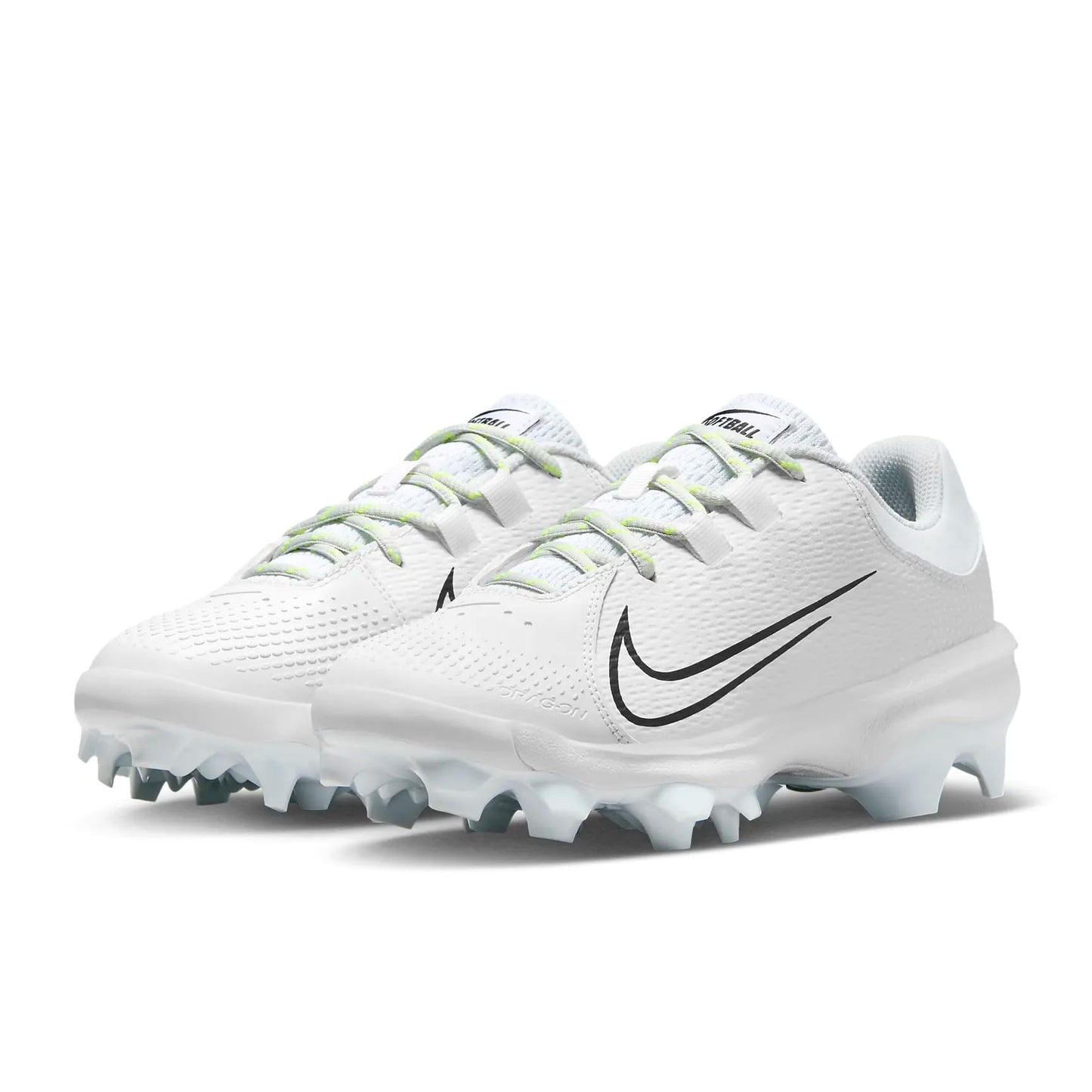 Nike Women's Hyperdiamond 4 Pro Molded Softball Cleats SZ 10 White | Black | Gray